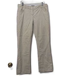 Express Columnist Straight Leg Pants Womens Size 10 Regular Khaki Career Trouser